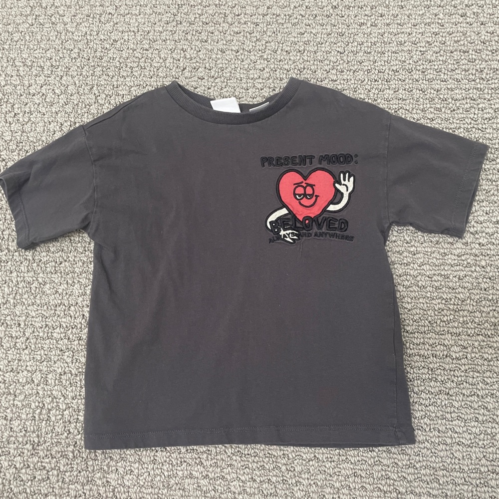 Zara Kids “BE LOVED” t-shirt 3-4 years old